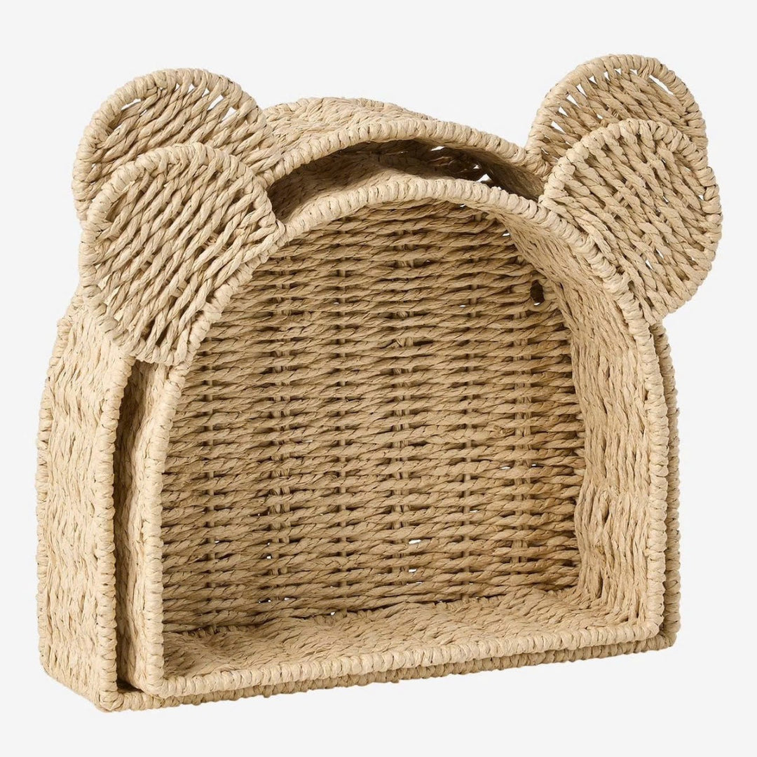 Playful storage basket with ears Kalsten