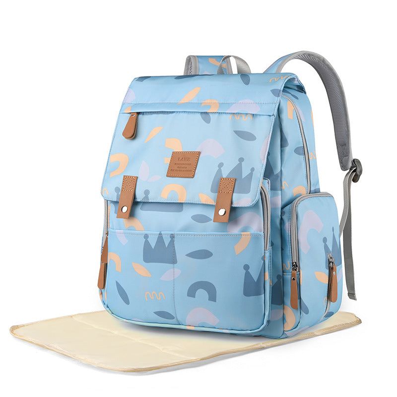 Stylish Patterned School Backpack Kalsten