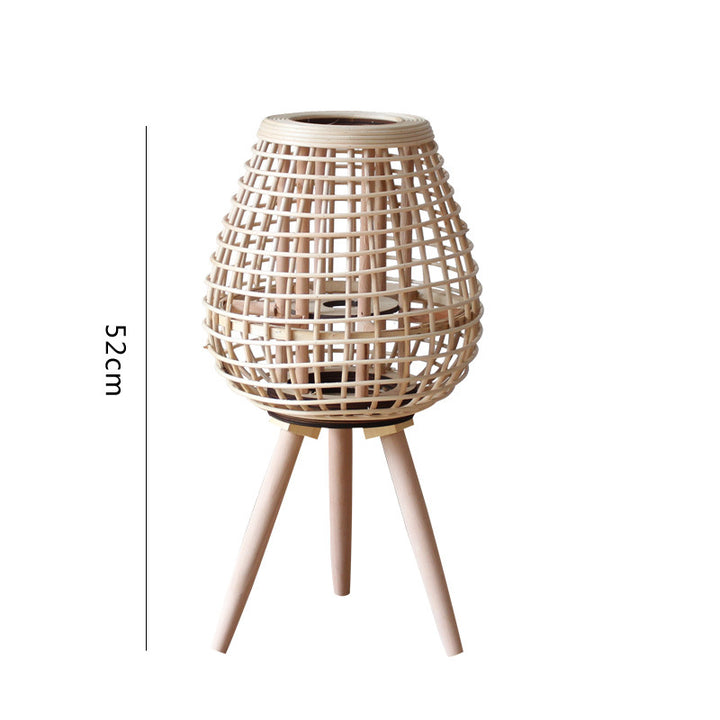 Decorative Rattan Lantern with Carry Handle Kalsten