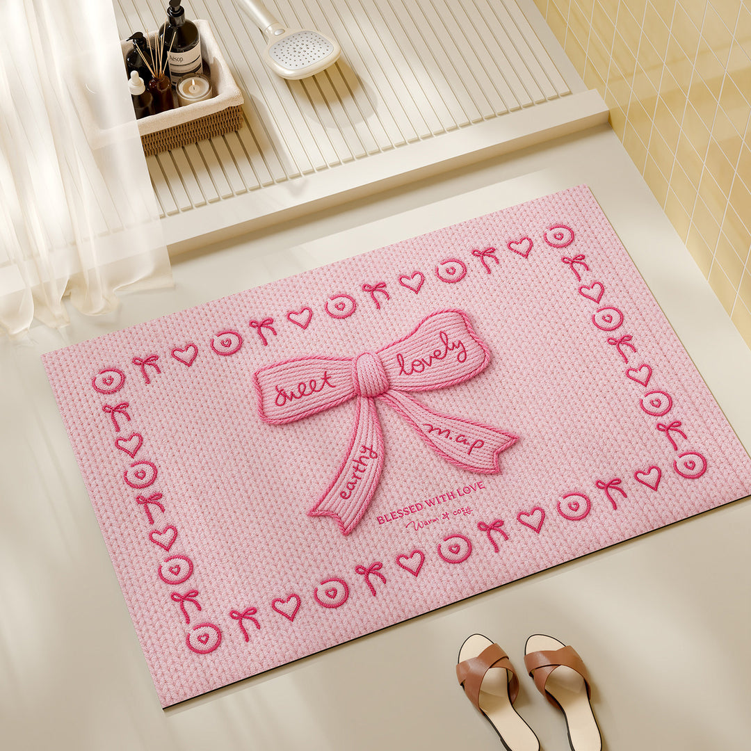 Decorative Woven Bath Mat