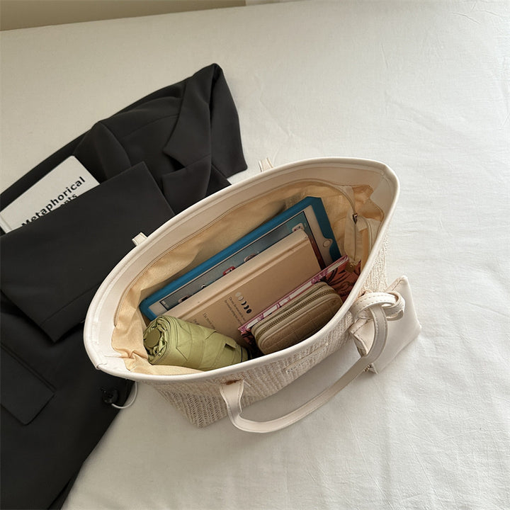 Casual Woven Beach Tote