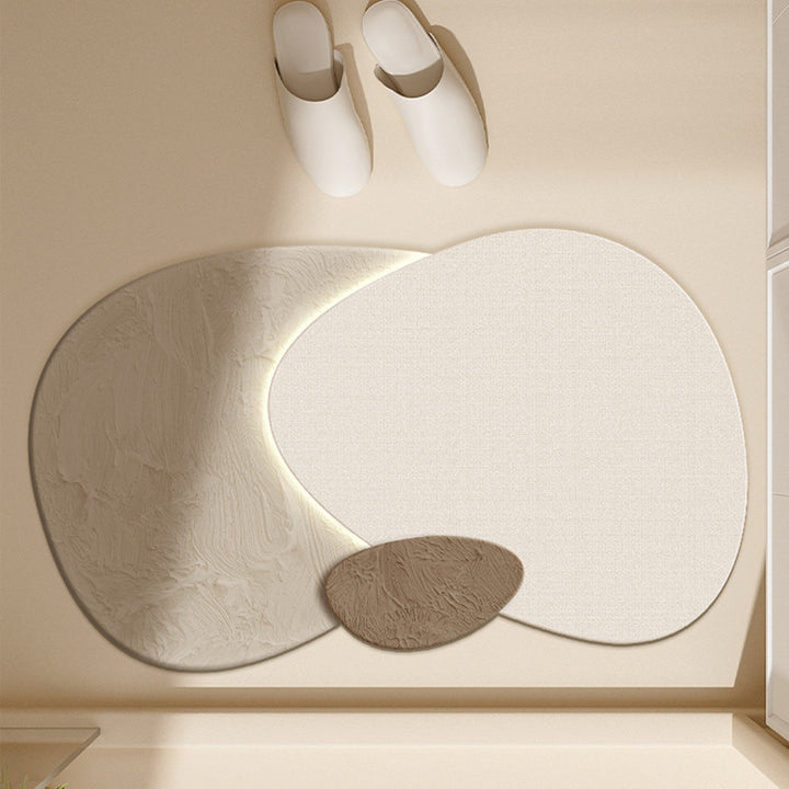 Floral-Inspired Decorative Bath Mat Kalsten