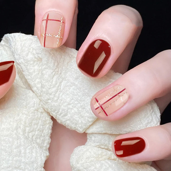 Artful Nail Extensions with Elegant Geometry Design Kalsten