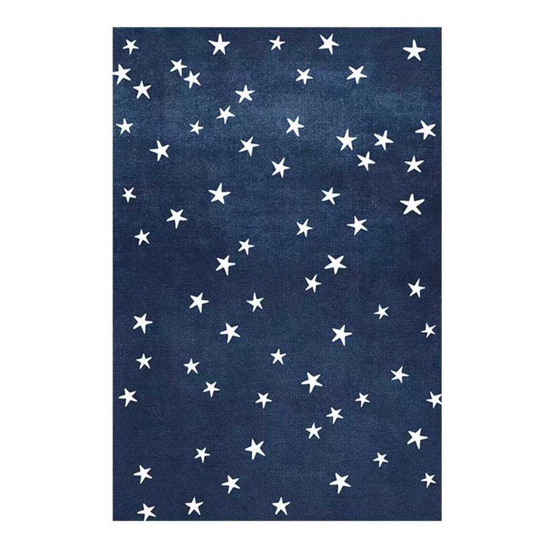 Starry Sky Pattern Round Area Rug