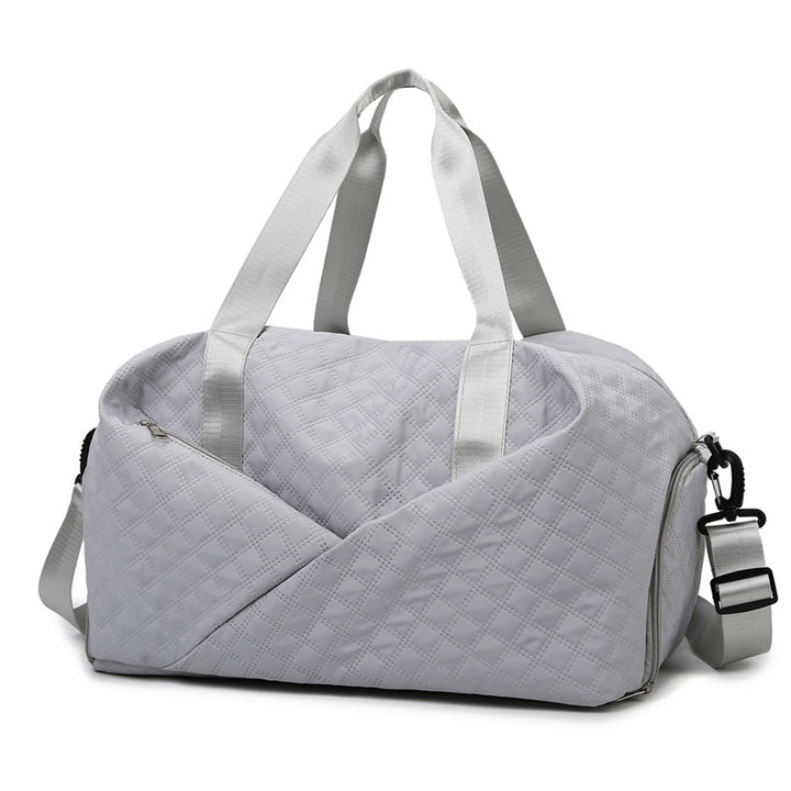 Quilted Weekender Duffel Bag