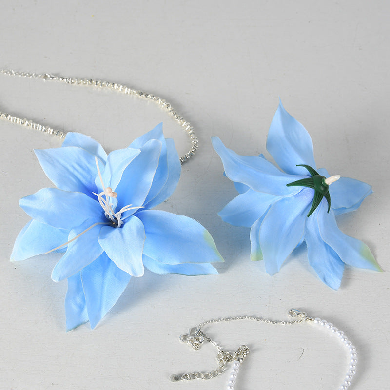 Floral Accented Hair Clip