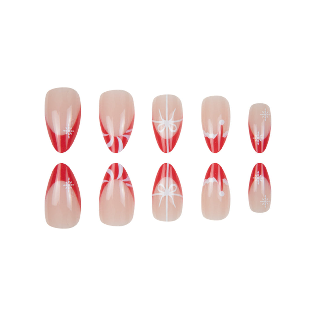Festive Themed Press-On Nail Art Kalsten