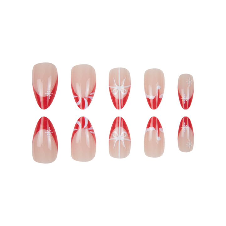 Festive Themed Press-On Nail Art Kalsten