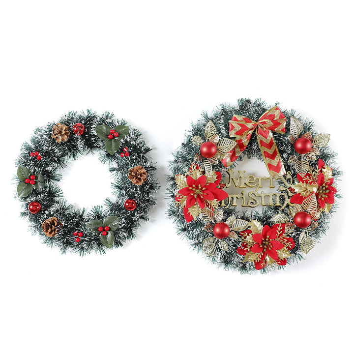Festive Reindeer Door Wreath Decoration Kalsten