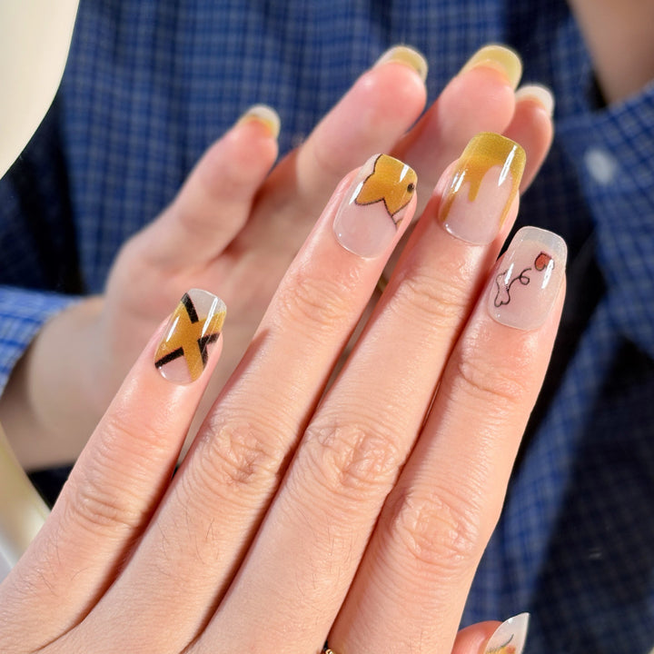 Cute Artistic Press-On Nail Set Kalsten