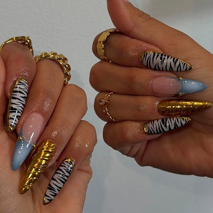 Creative Nail Art in Leopard Design Kalsten