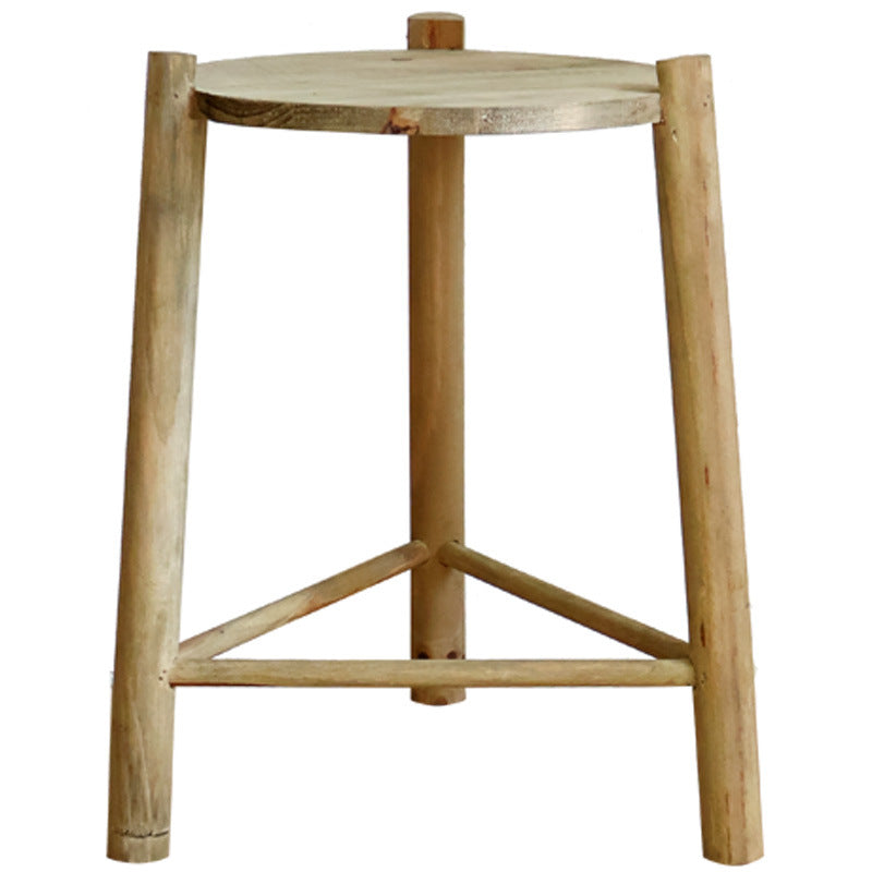 Massive wooden stool Kalsten