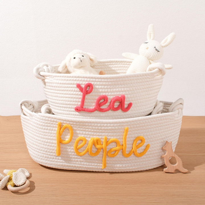 Playful Storage Basket in Bunny Design Kalsten