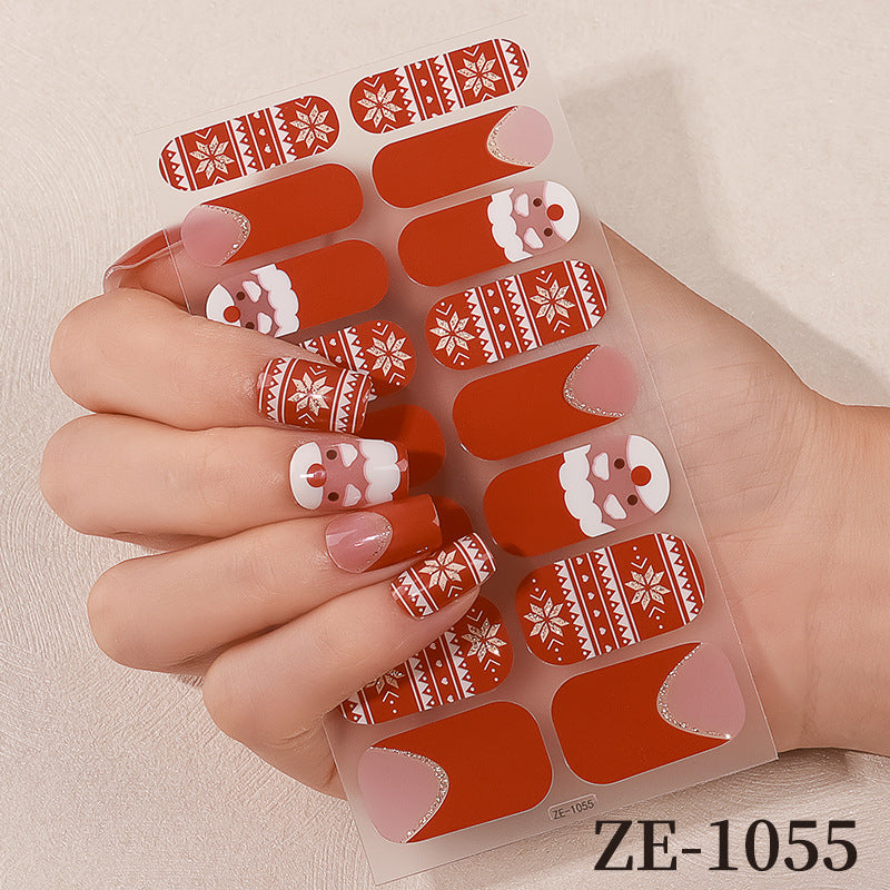 Floral Design Nail Art Wraps