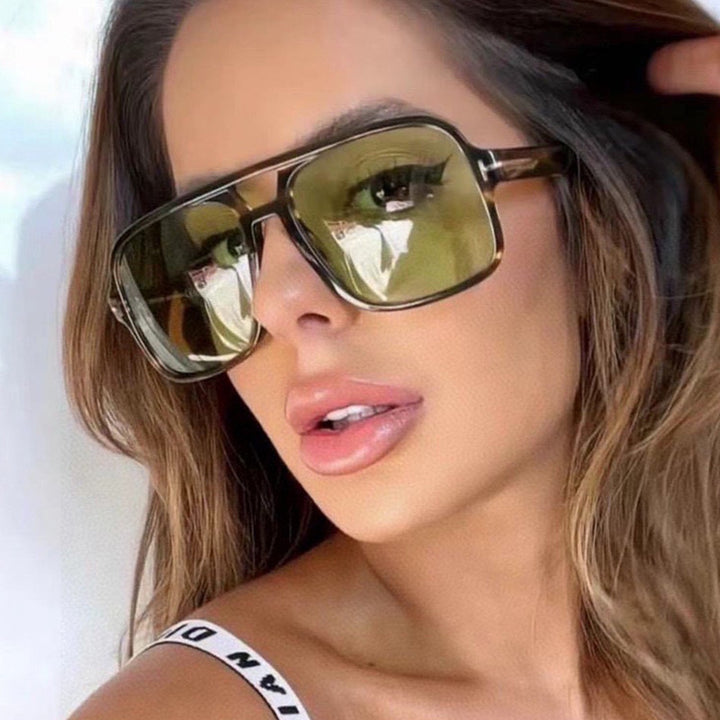 Women's stylish sunglasses in distinctive rectangular design Kalsten