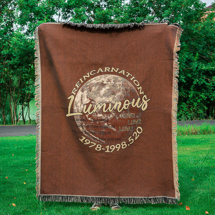 Artistic Woven Throw Blanket