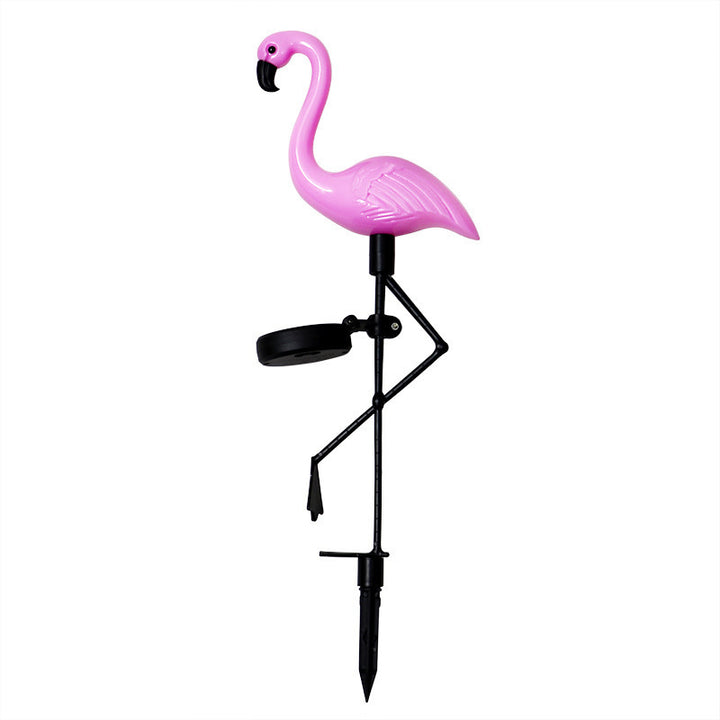 Articulated Flamingo Lawn Stake LED Accent Light With Adjustable Arm Kalsten