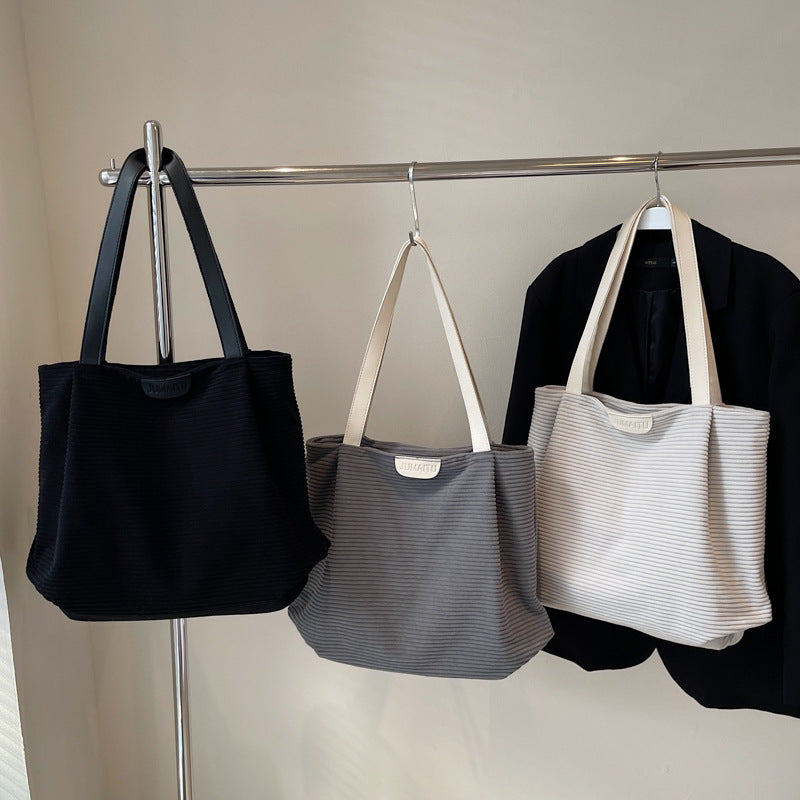Textured Fabric Everyday Tote Kalsten