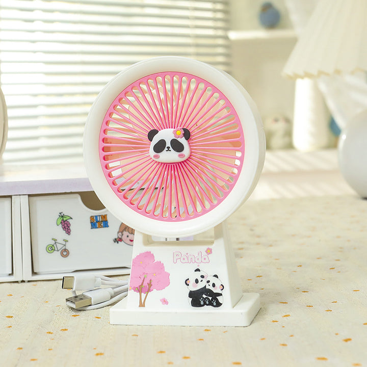 Ladies Portable Mini Fan with Cute Panda Design Kalsten
