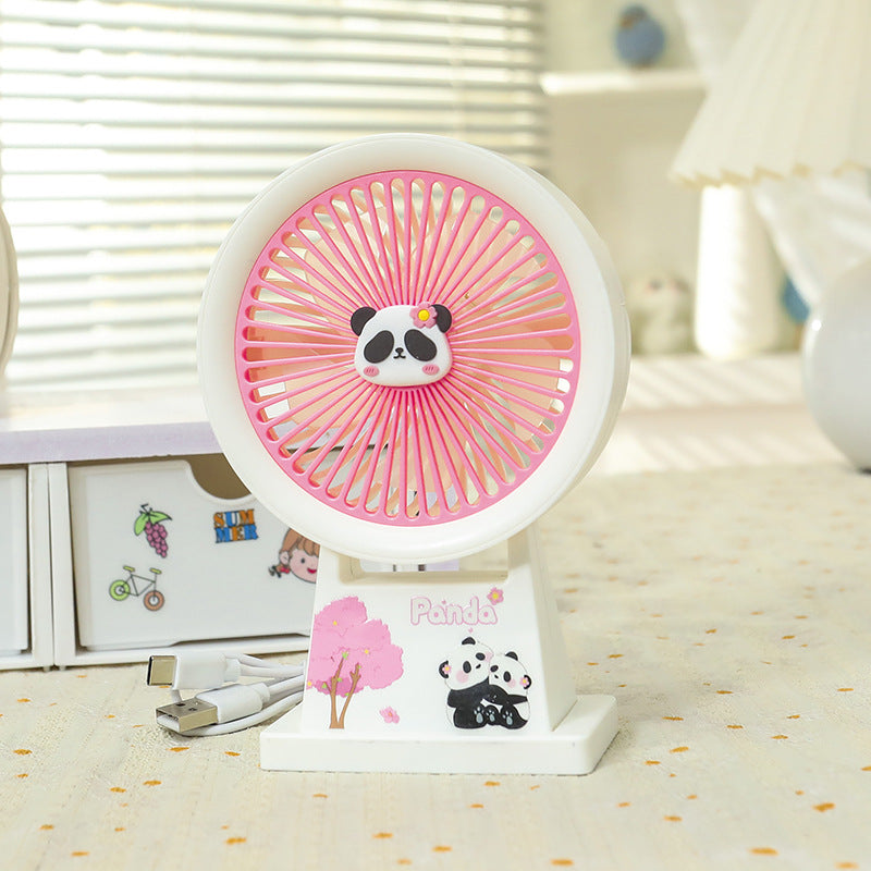 Ladies Portable Panda USB Desk Fan Kalsten