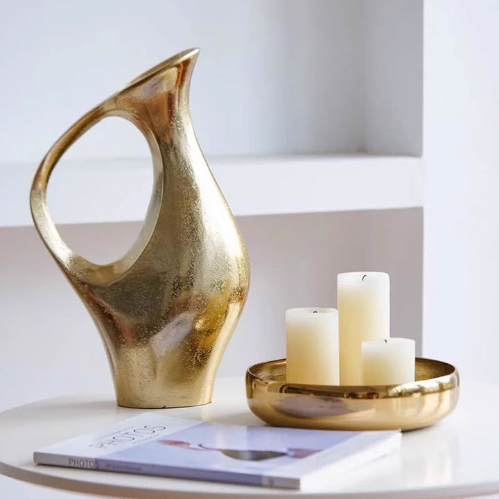 Artistic Metallic Decorative Vase