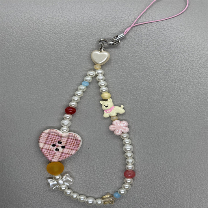 Beaded Phone Charm Holder Kalsten