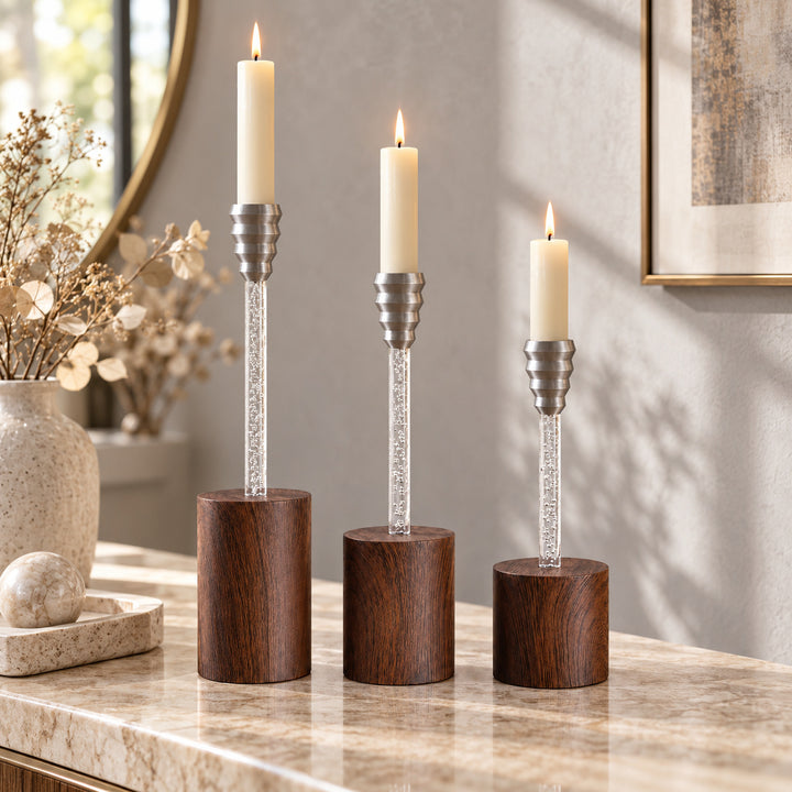 Decorative Glass and Wood