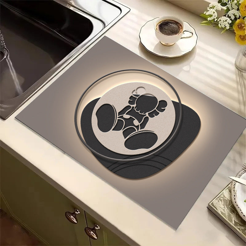 Cute Cartoon Character Kitchen Mat Kalsten