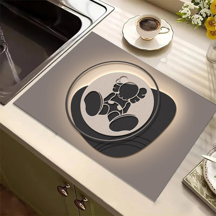 Cute Cartoon Character Kitchen Mat Kalsten