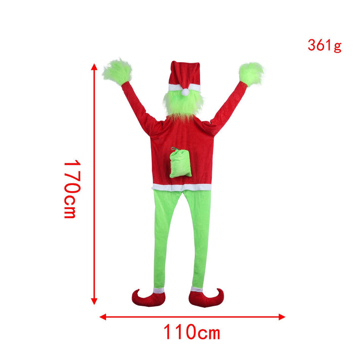 Decorative Santa Claus door decoration with lights