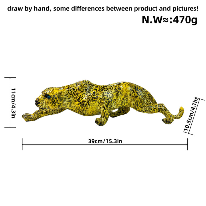 Artistic and colorful animal figure in panther shape Kalsten
