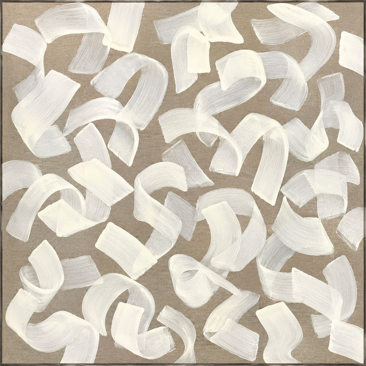 Abstract Brushstroke Canvas Art