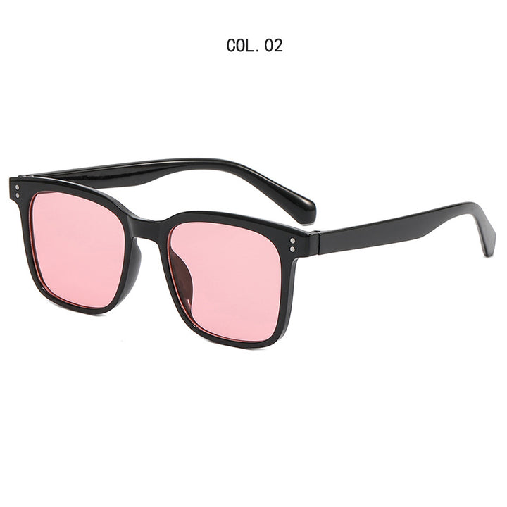 Contemporary Square Frame Sunglasses