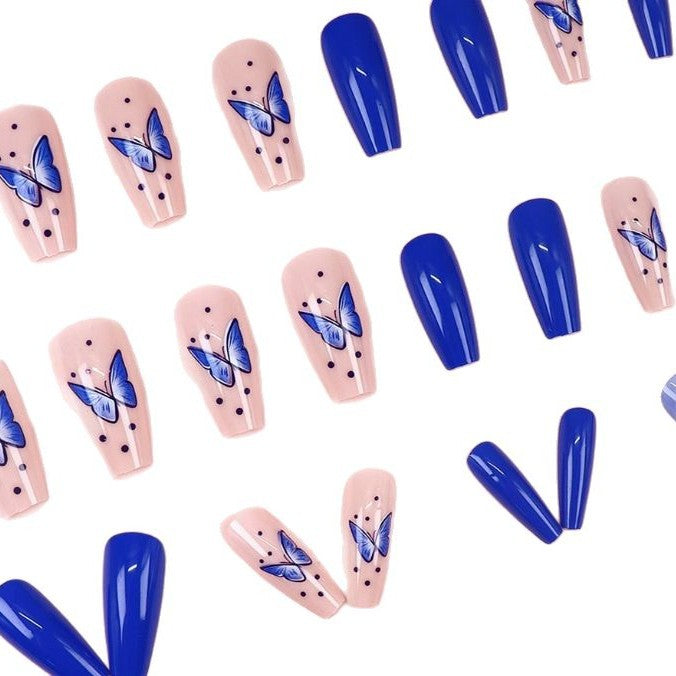 Artistic Butterfly Nail Enhancements Kalsten