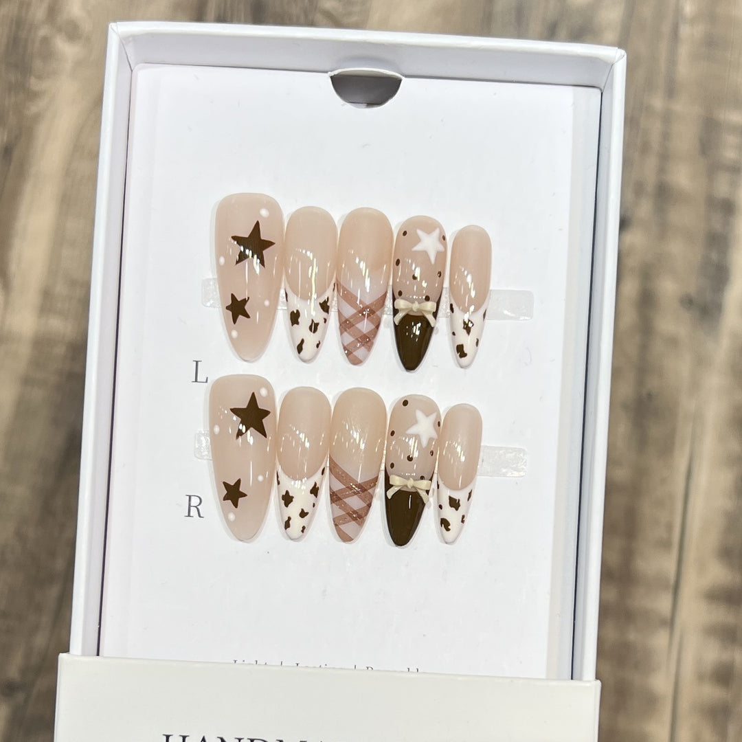 Artistic Press-On Nail Set Kalsten