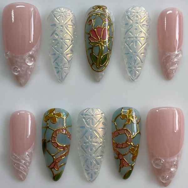 Thematic Artisan Press-On Nail Set Kalsten