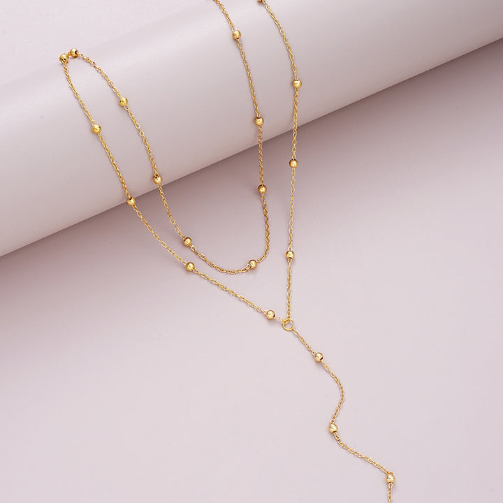 Multi-Layered Lariat Necklace Kalsten