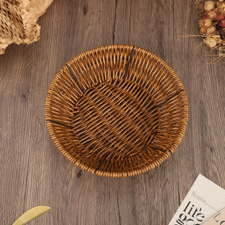 Decorative Wicker Storage Bowl Kalsten