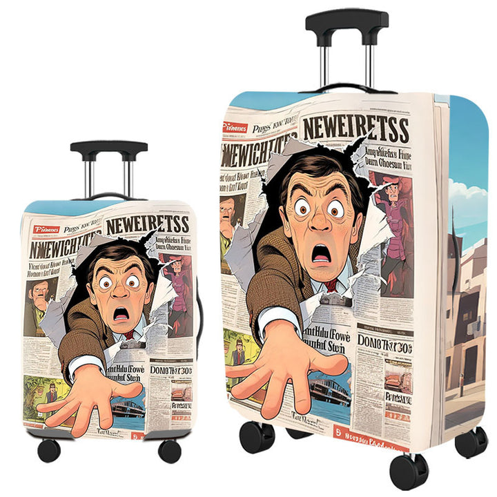 Artistic Cat-Themed Hard Shell Suitcase Kalsten