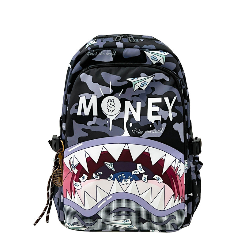 Creative Cartoon Shark Backpack