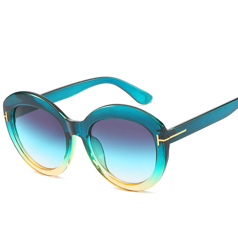 Oversized Gradient Lens Sunglasses Kalsten
