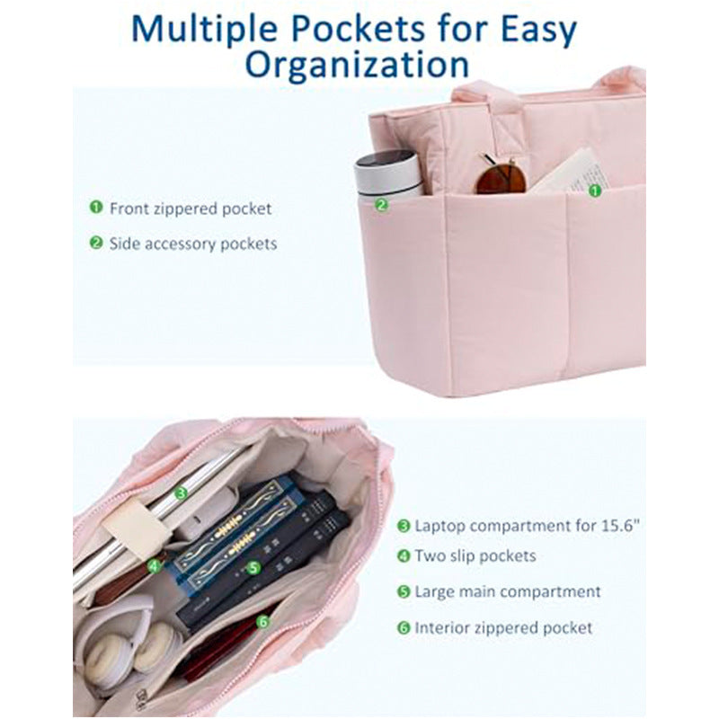 Practical Shopper Bag with Multiple Compartments Kalsten
