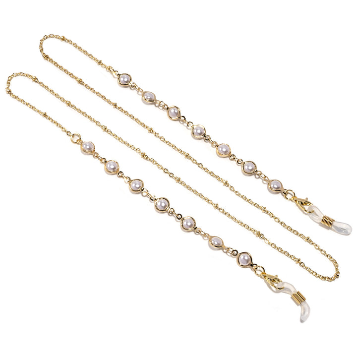 Elegant Pearl-Embellished Glasses Chain Kalsten