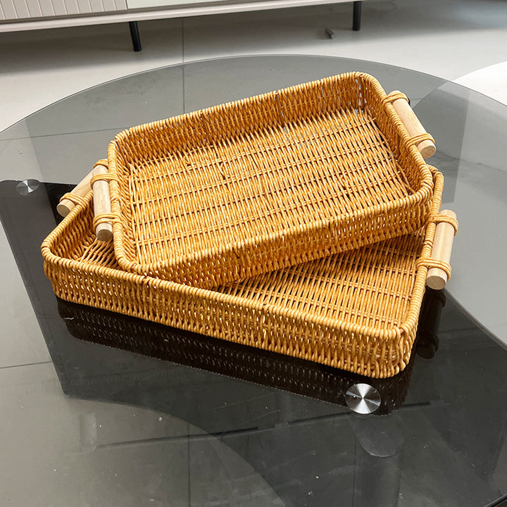 Handwoven Serving Tray Kalsten
