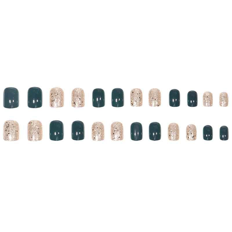 Glittering Press-On Nail Set Kalsten