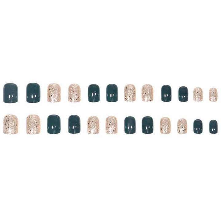 Glittering Press-On Nail Set Kalsten