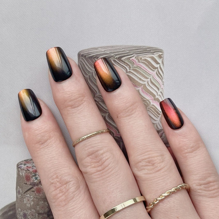 Artistic Gradient Press-On Nail Set Kalsten