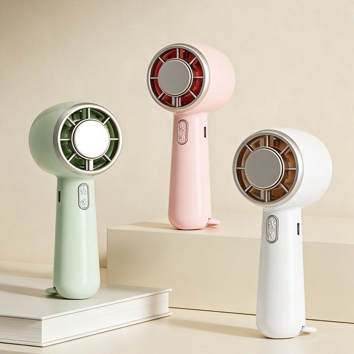 Women's Portable Handheld Fan with Ergonomic Design and Flexible Tilt Adjustment Kalsten