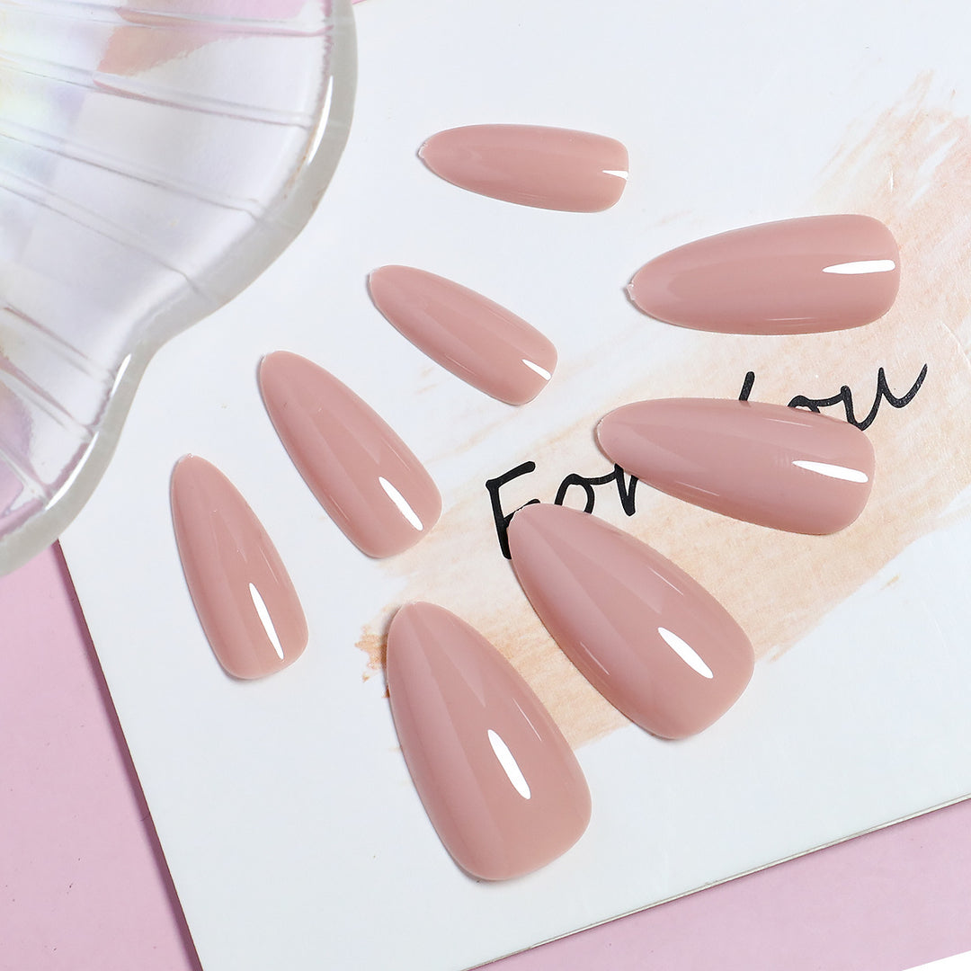 Premium DIY Long Almond-Shaped Press-On Nails Kalsten