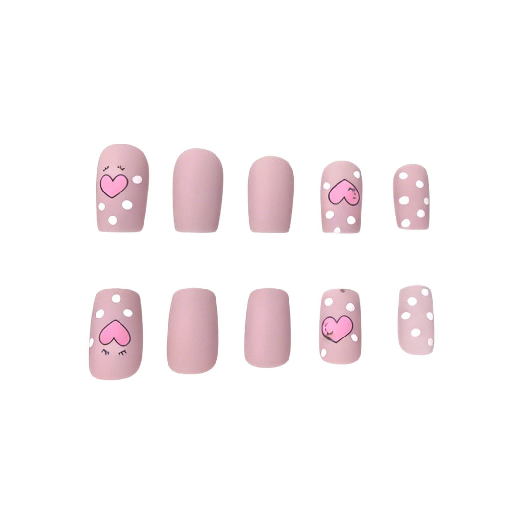Artistic Heart-Themed Nail Art Kalsten
